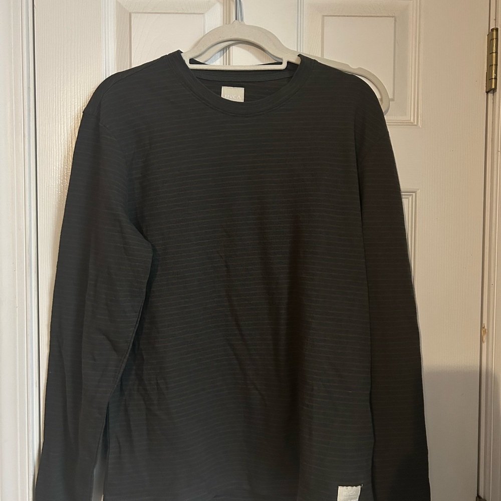 RVCA Dark Gray Long Sleeve Shirt